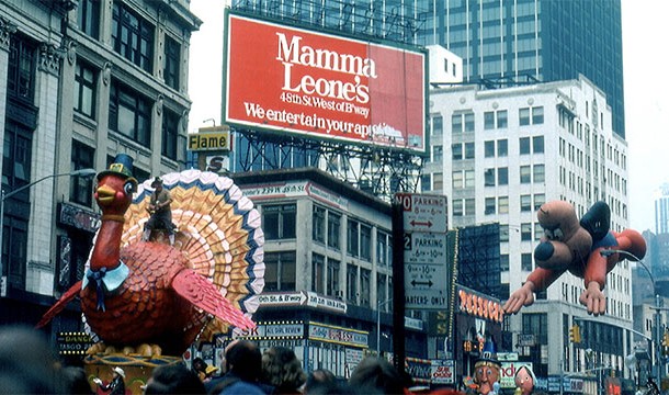 Macy's Thanksgiving Day Parade originally featured animals from the zoo, but because they scared the kids, the animals were replaced by balloons