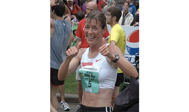 During the 1996 Boston Marathon Uta Pippig became the first woman to cross the finish line. Her run drew attention, however, because she had begun menstruating during the race