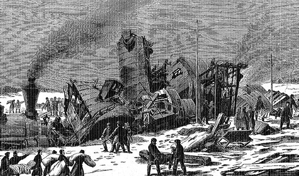 In 1886, several people were killed when a Texas train company performed a publicity stunt that involved crashing two trains into one another head on