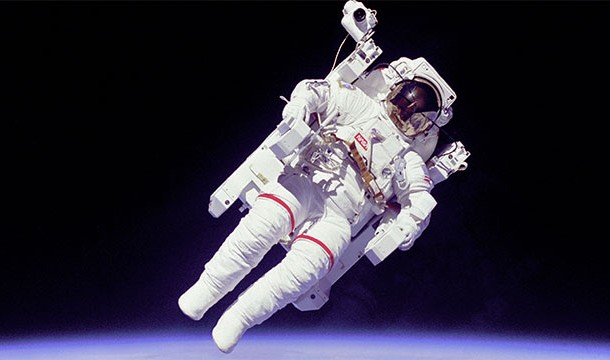 Due to cosmic radiation hitting their retinas, astronauts will sometimes see bright flashes when they close their eyes