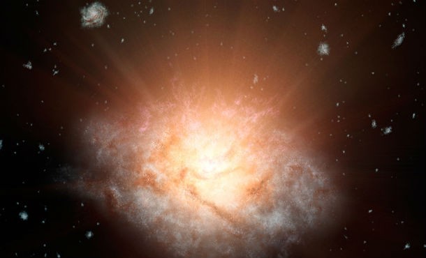 most luminous galaxy