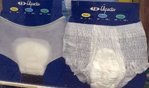 The birth rate in Japan is so low that adult diaper sales are higher than baby diaper sales