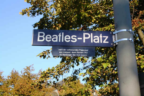 Beatles sign