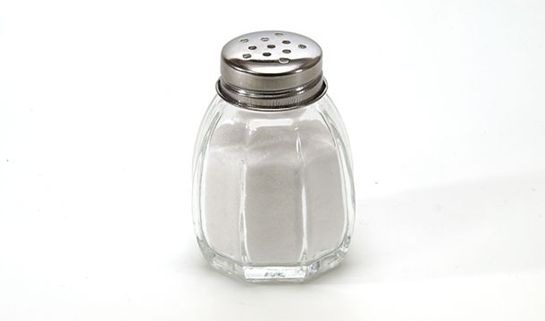 My teacher threw sodium chloride at me. That's a salt!