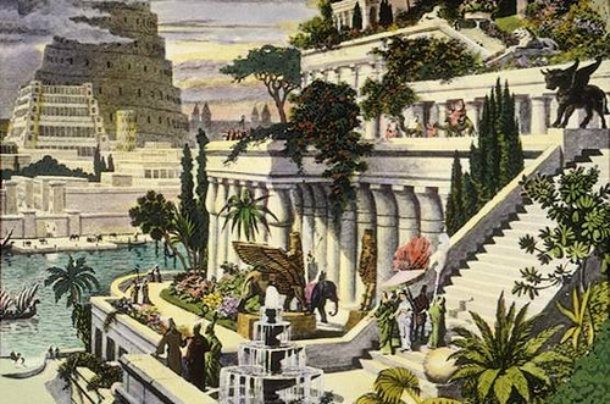 painting of Babylon gardens