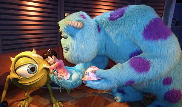 Sulley in Monsters has over 2 million individual hairs. In fact, one screen of Sulley took 12 hours to produce.
