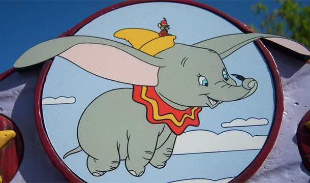 Dumbo is the quietest main character of any Disney Movie. He never says anything.
