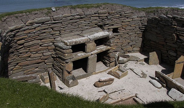The oldest house in the country is 6,000 years old and its stone furniture is still intact!