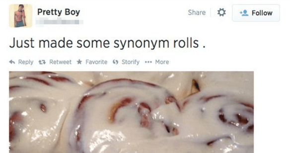 Just made some synonym rolls