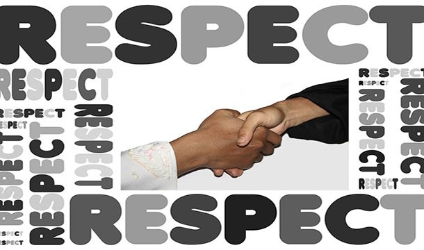 You don't have to be nice, but be respectful
