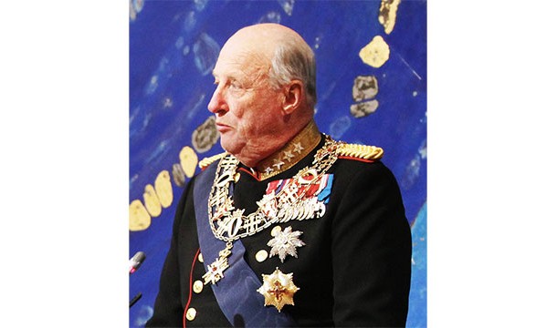 The King of Norway is the 73rd person in line to inherit the throne of England