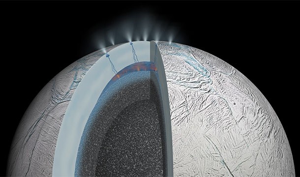 Neptune's largest moon, Triton, has geysers that shoot materials nearly 5 miles into the atmosphere