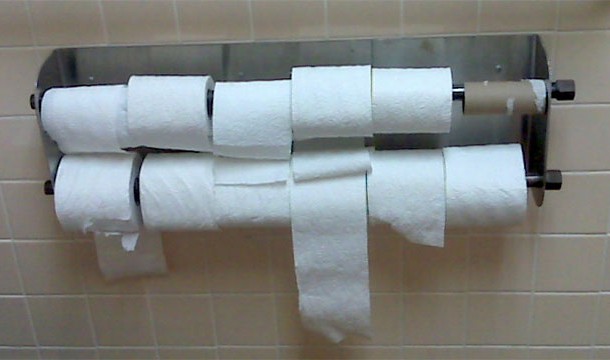 Your toilet paper has page numbers on it