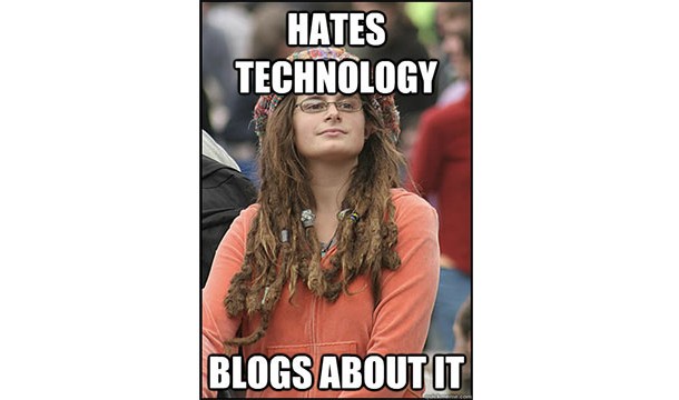 People who hate technology