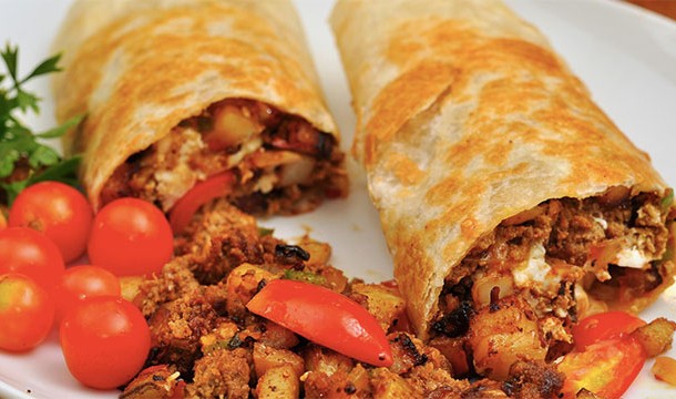 A burrito is a sleeping bag for ground beef.