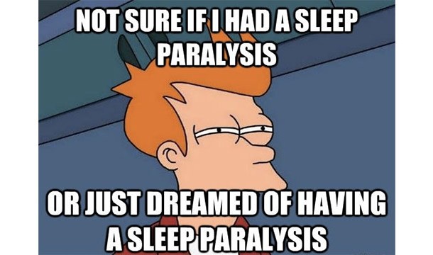 Sleep paralysis meme