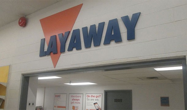 Items on layaway