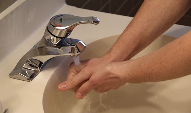Washing your hands