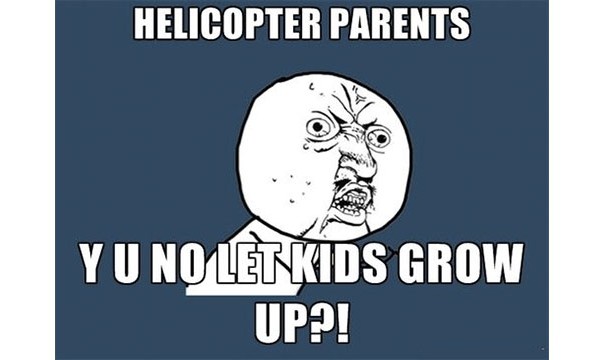helicopter parents meme