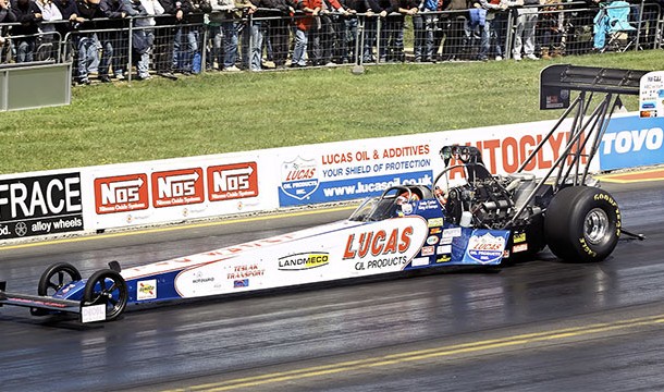 A top fuel dragster could go from 0 to 300mph before you finish reading this sentence