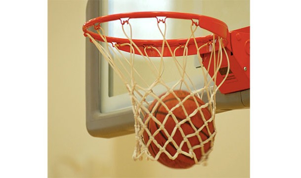 A basketball net