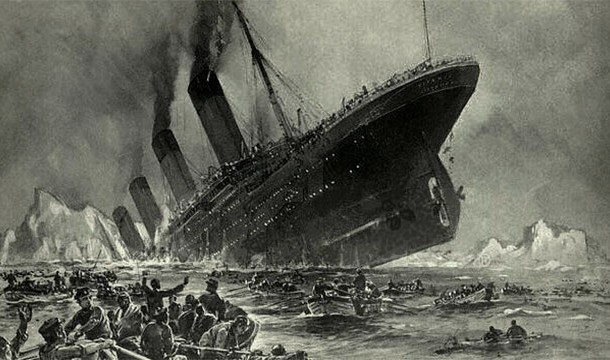 What do you get when you cross the Atlantic with the Titanic?