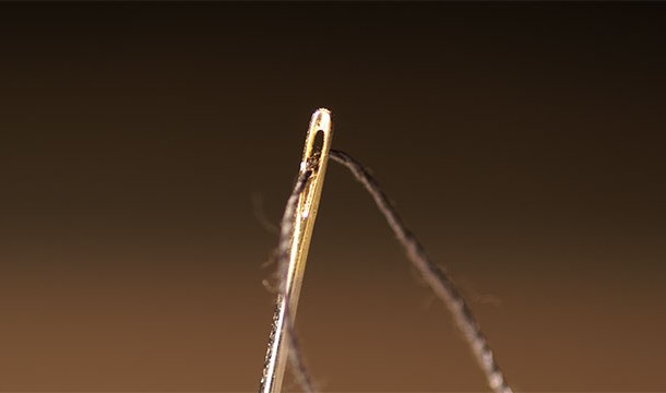 Threading a needle