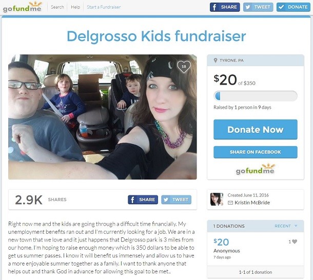 Delgrosso kids fundraiser