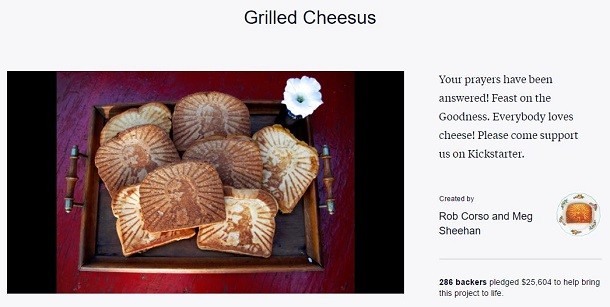 grilled cheesus kickstarter