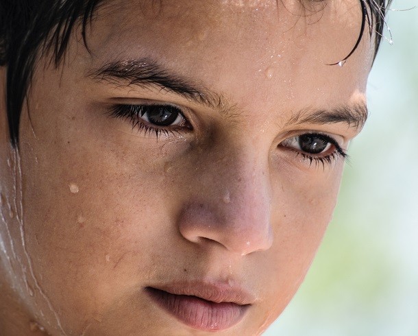 sweating Boy_Face_from_Venezuela