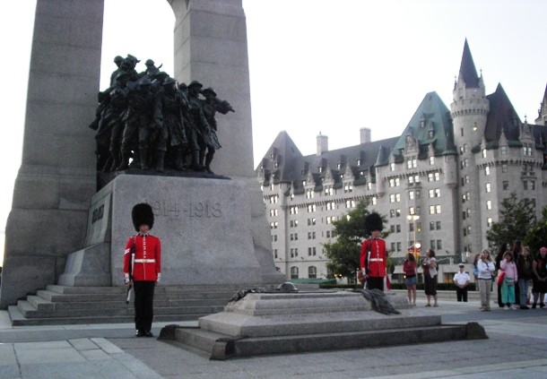 guard mounting in Ottawa, Canada