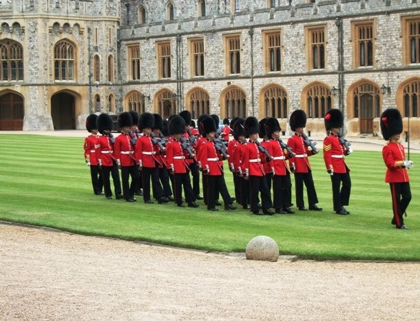 guard mounting in Windsor, United Kingdom
