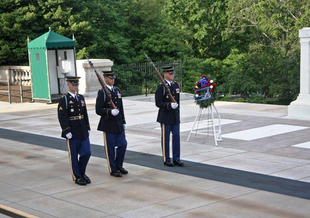 guard mounting in Arlington, Virginia, USA