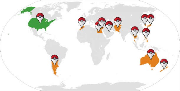Pokémon GO map