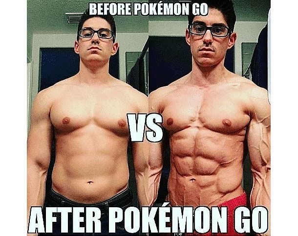 Pokeabs before and after meme