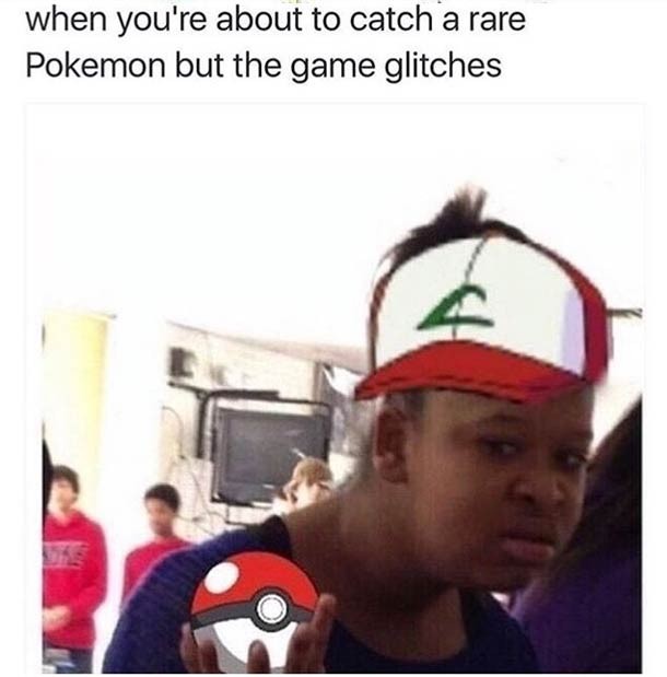 Game glitches rare pokemon meme