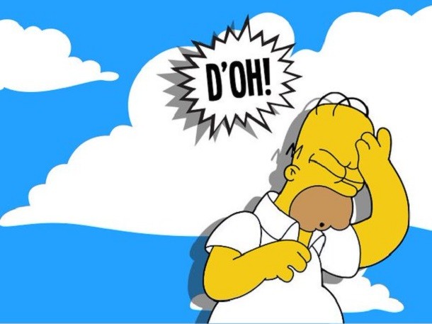 homer saying d'oh