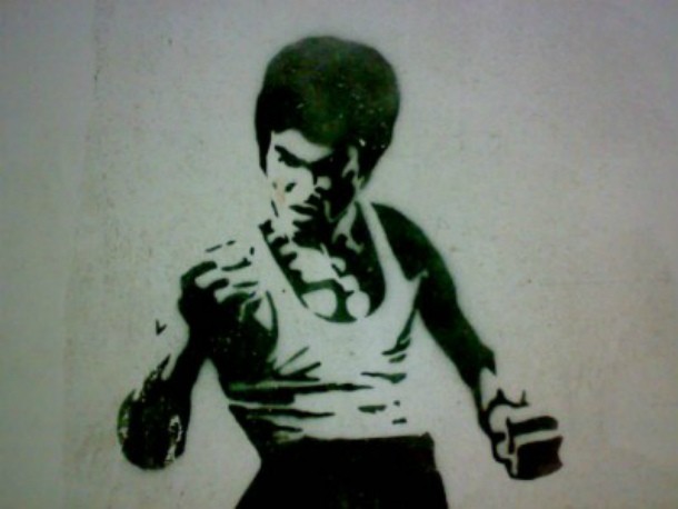 bruce lee painting