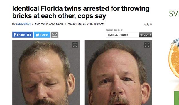 Florida Men Arrested For Throwing Bricks At Each Other