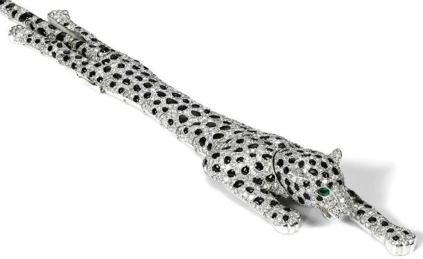 Cartier-onyx-and-diamond-panther-bracelet