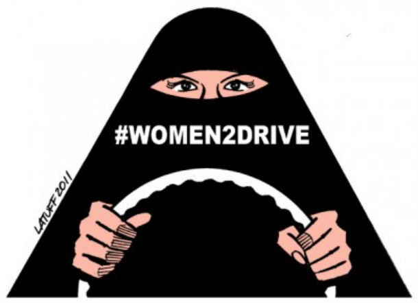 women to drive poster
