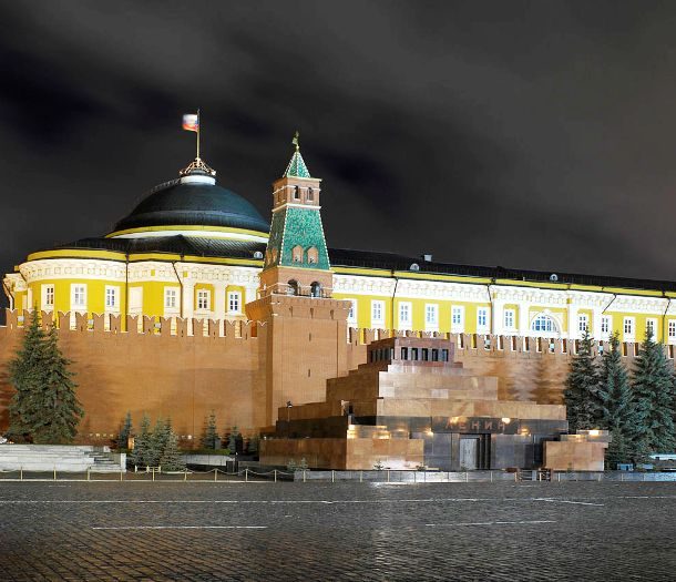 Lenin's Mausoleum, Moscow, Russia 