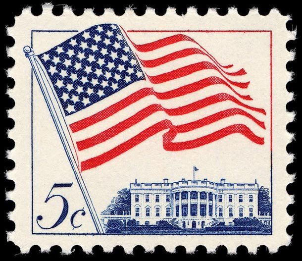 American_Flag Stamp