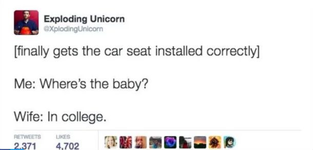 car seat tweet