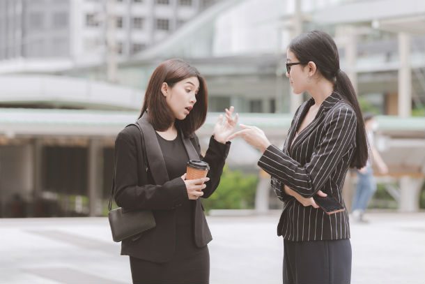 business women argue