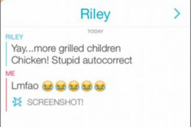 grilled children autocorrect