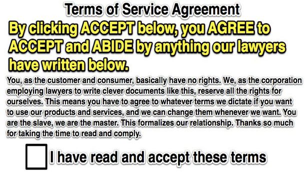 terms of service