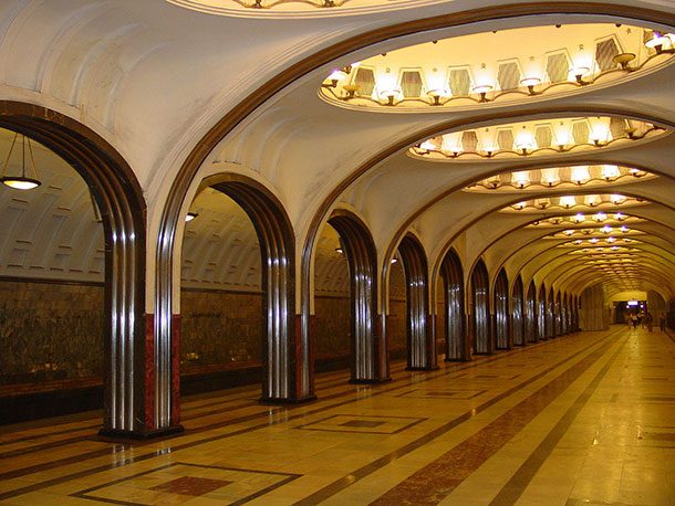 Moscow-Mayakovskaya-Metro-Station