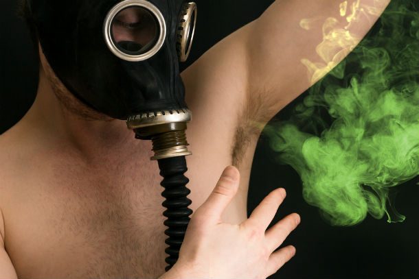 body odor gas mask
