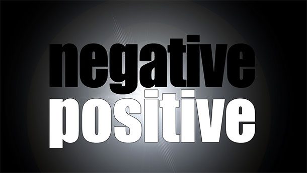 negative positive